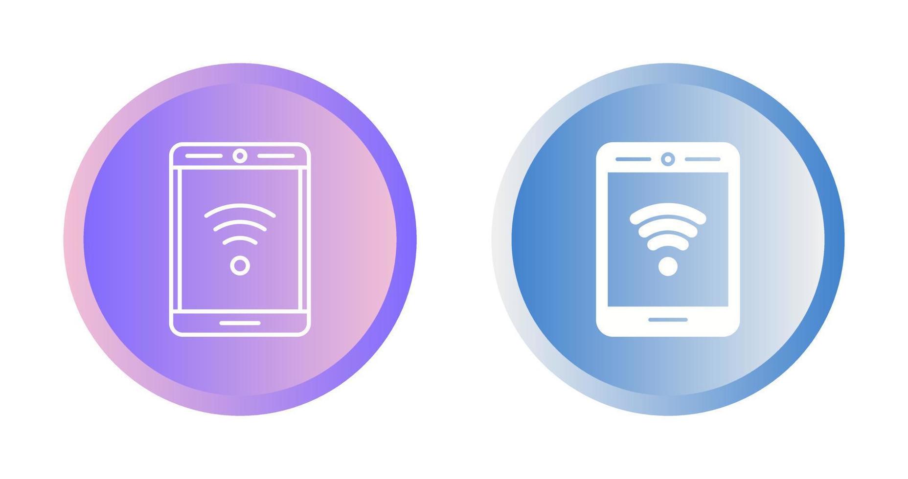 Phone With Signal Vector Icon