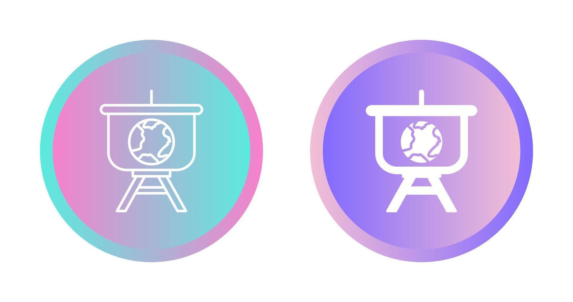 World Presentation Vector Icon