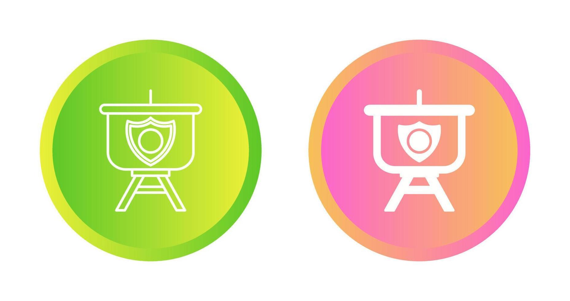 Security Presentation Vector Icon