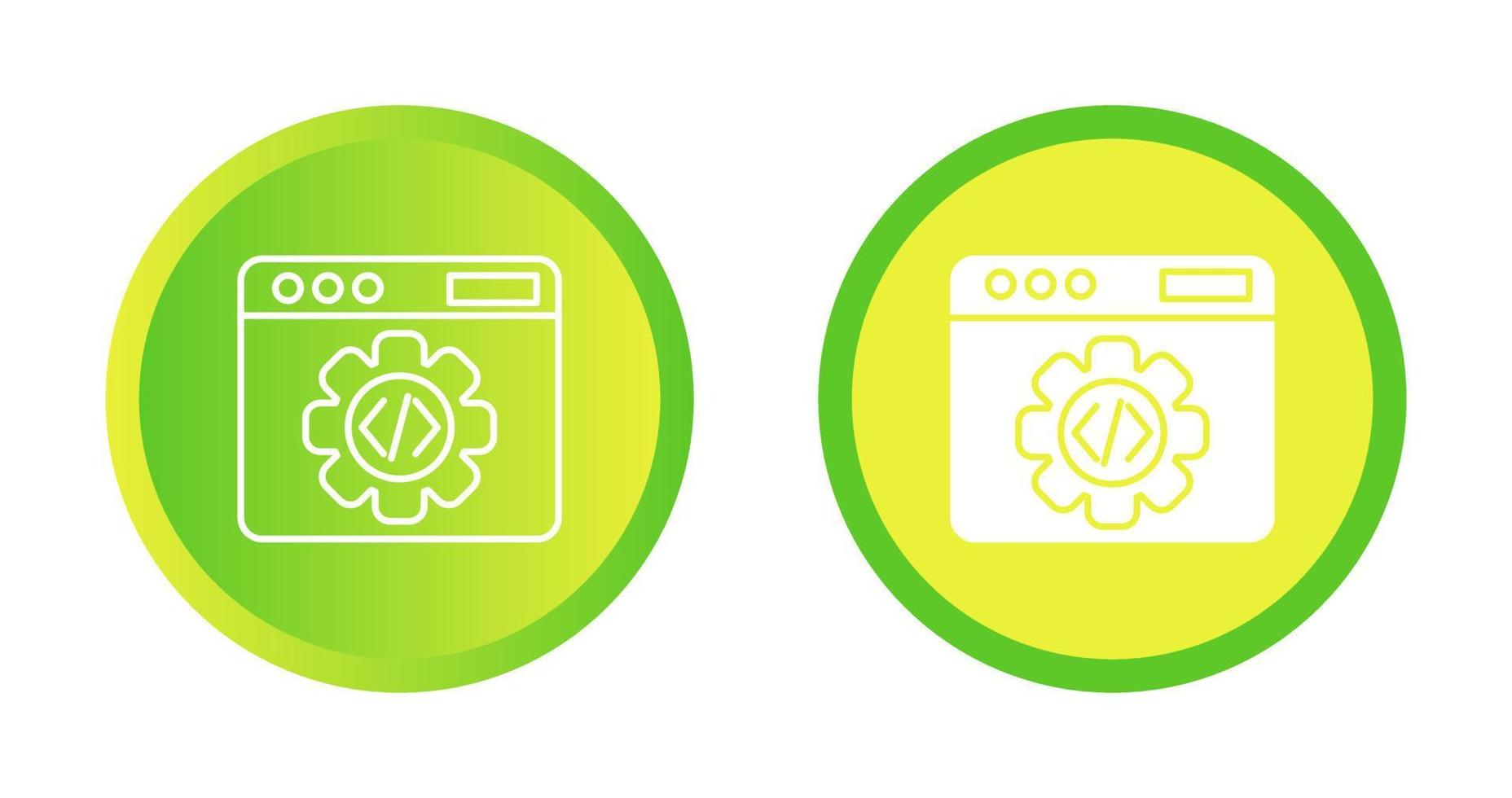 icono de vector de programación