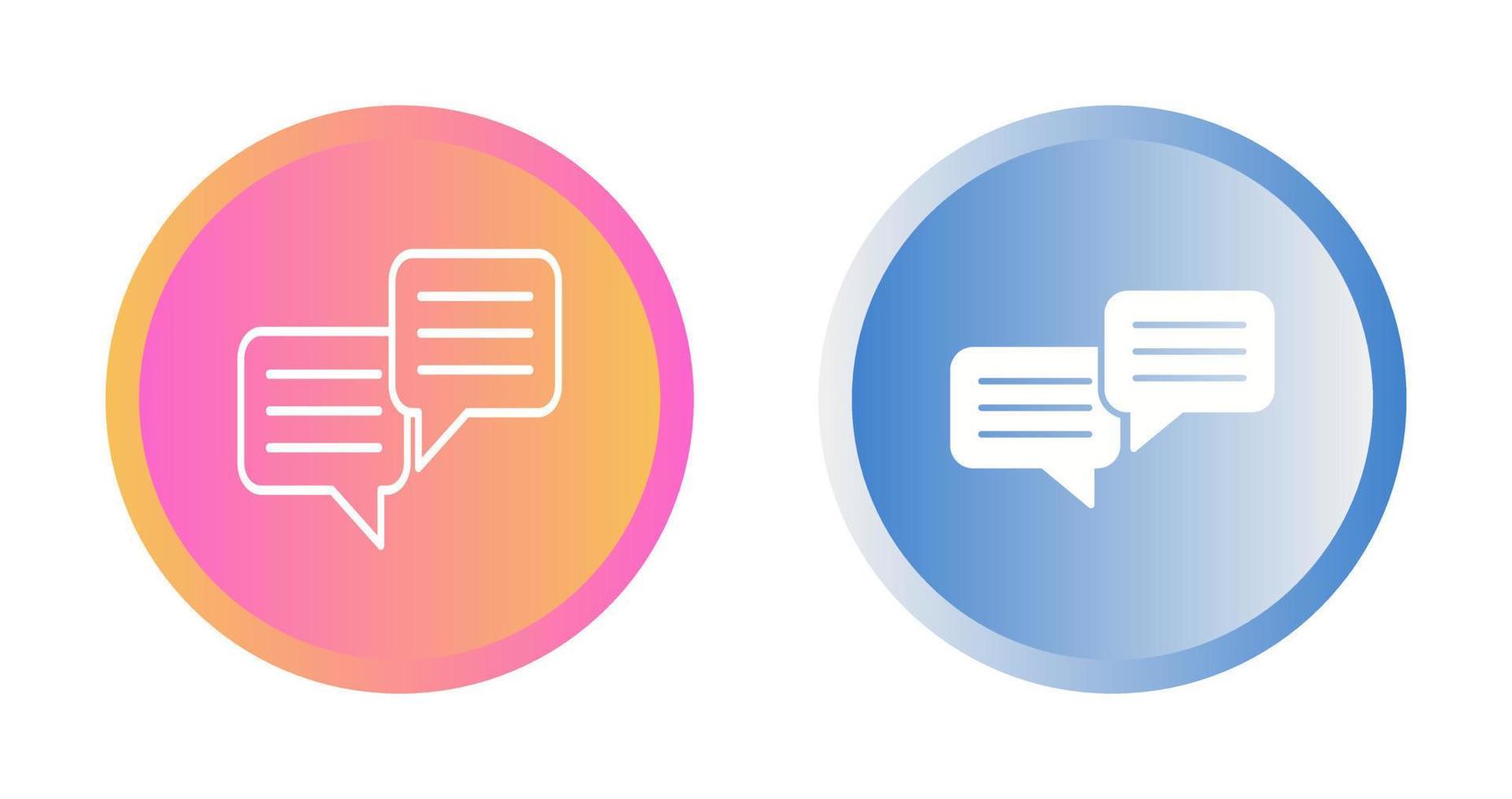 Chatting Vector Icon