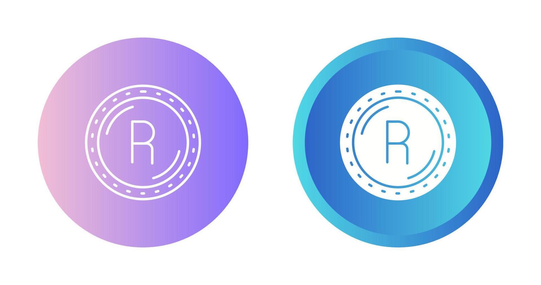 Rand Currency Vector Icon