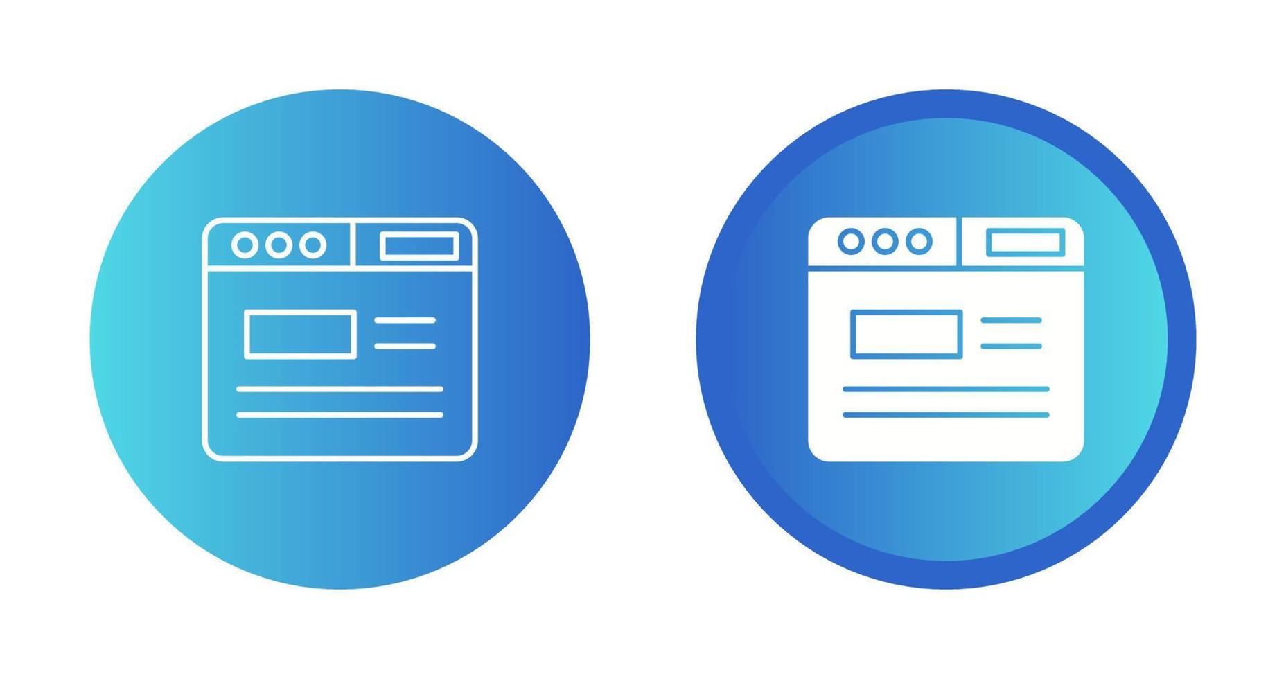 Webpage Vector Icon