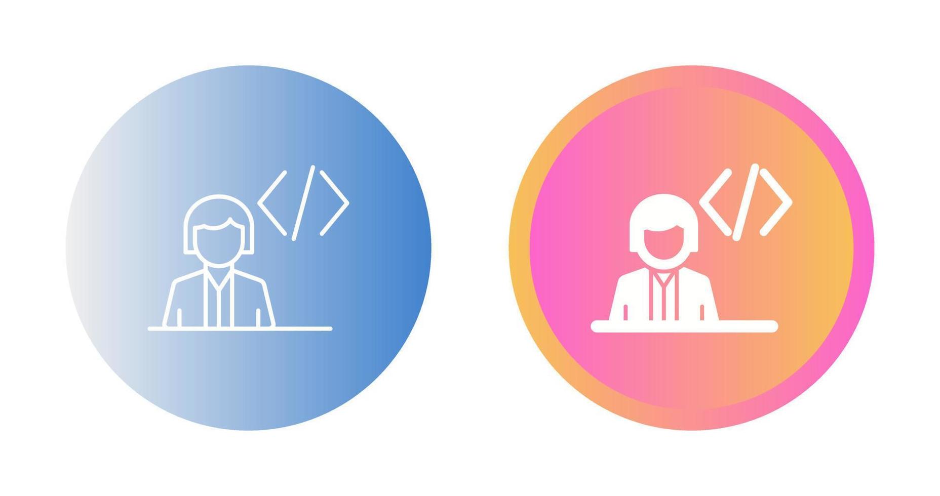 Programmer Vector Icon