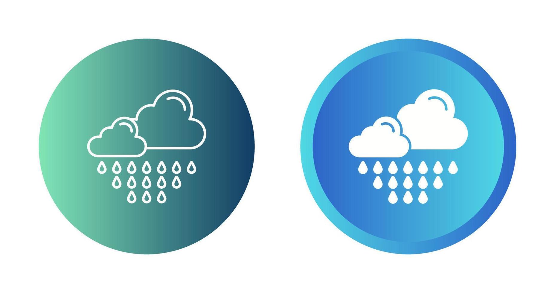 Rain Vector Icon
