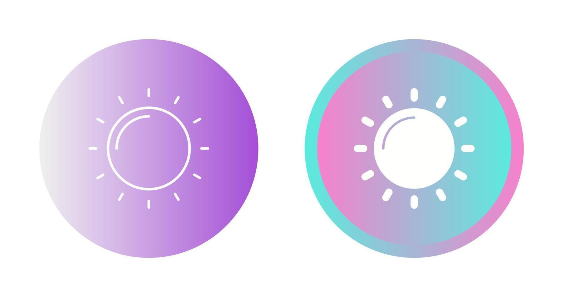 Sun Vector Icon