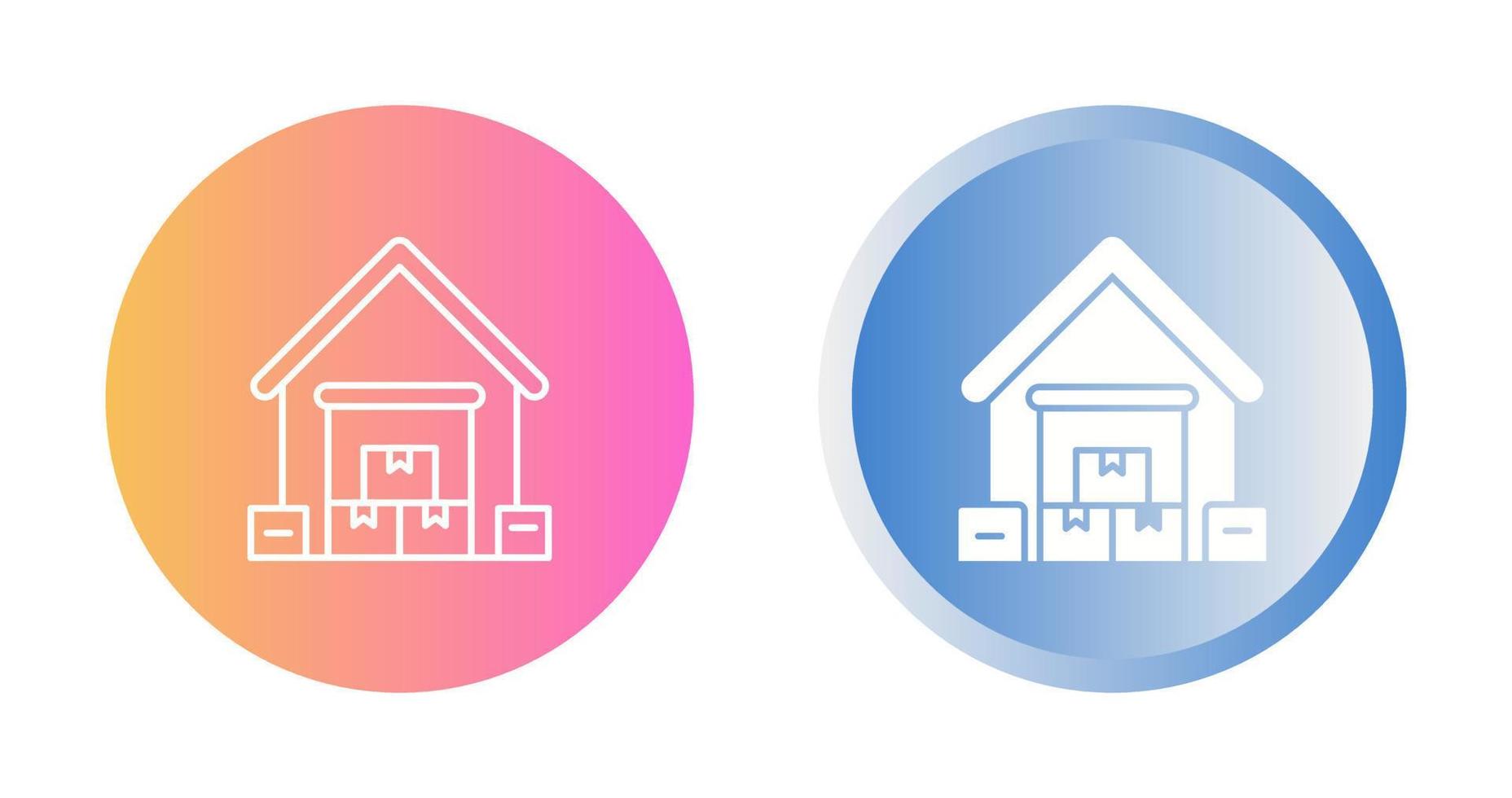Warehouse Vector Icon