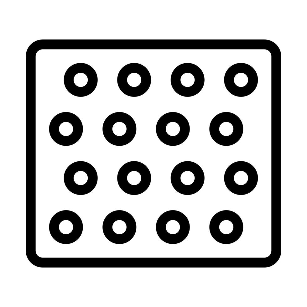 Bubble Wrap Icon Design vector