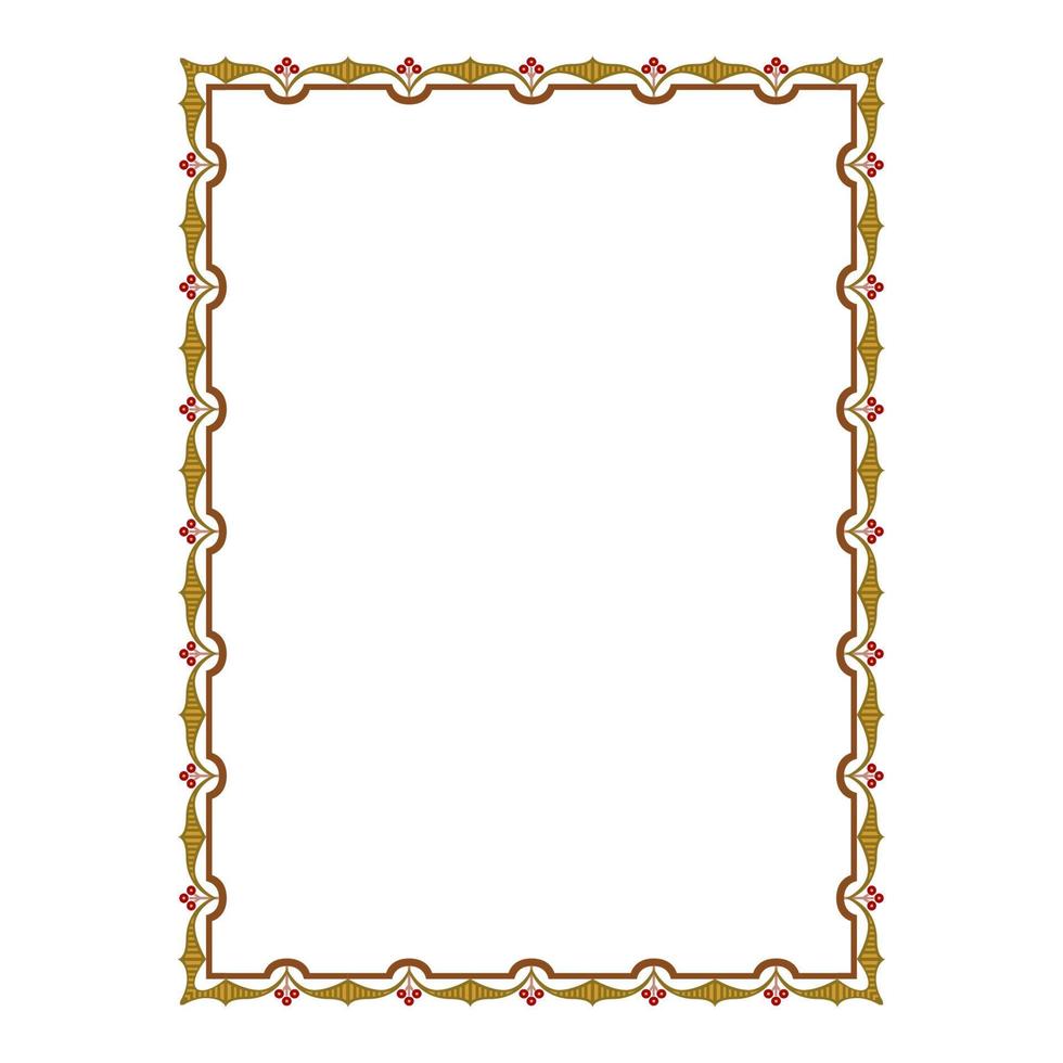 Vintage ornate seamless border vector concept pattern in traditional style. curls and spirals ornament isolated on white background
