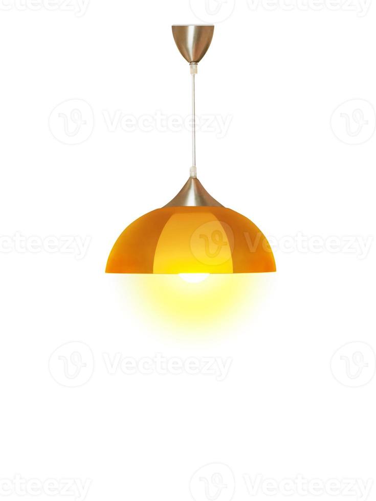 ceiling lights home decor isolated on white background photo