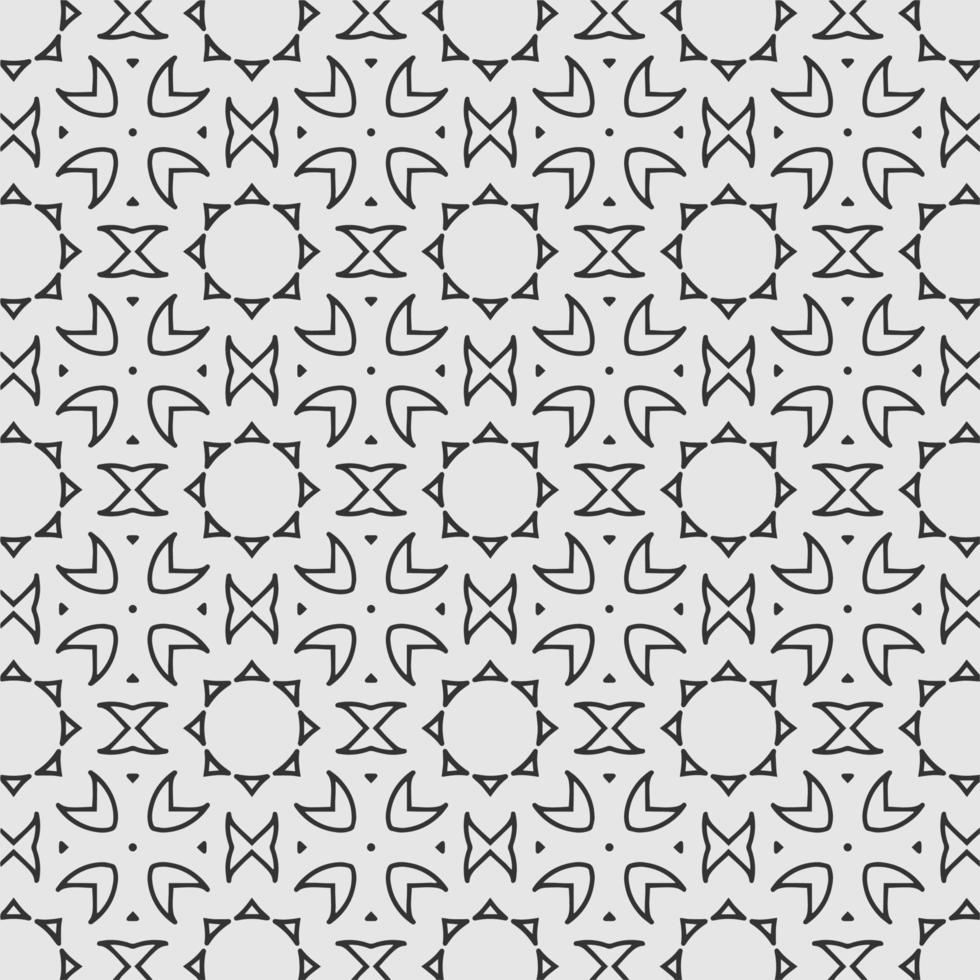 vector coloring geometric flower shapes and pattern background
