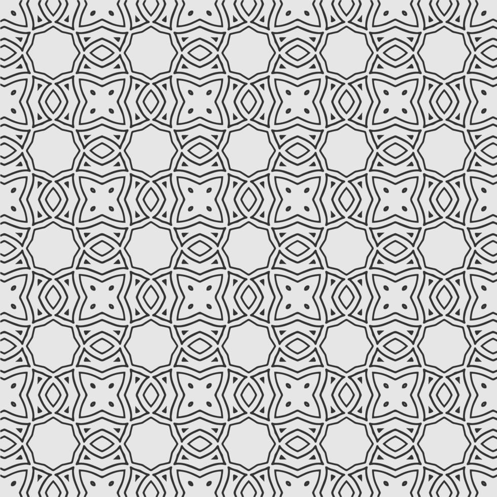 vector coloring geometric flower shapes and pattern background