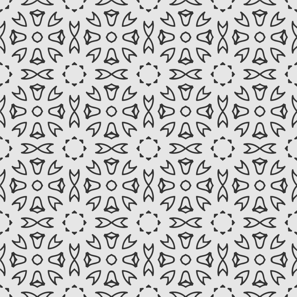 vector coloring geometric flower shapes and pattern background