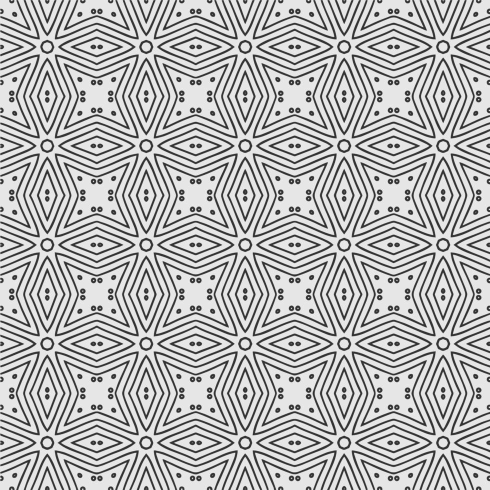 vector coloring geometric flower shapes and pattern background