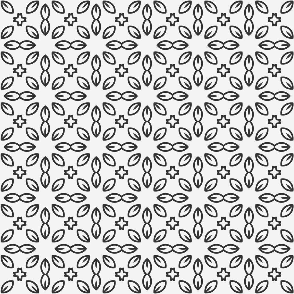 vector coloring geometric flower shapes and pattern background