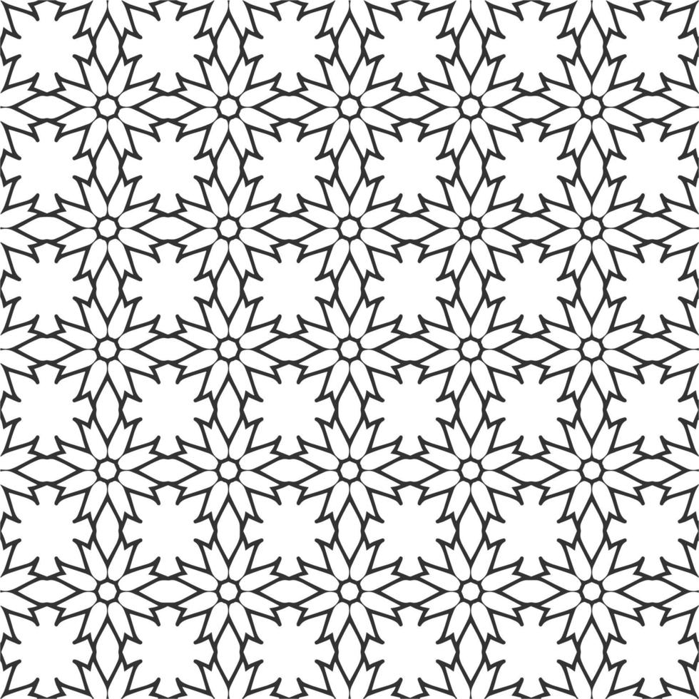 vector coloring geometric flower shapes and pattern background