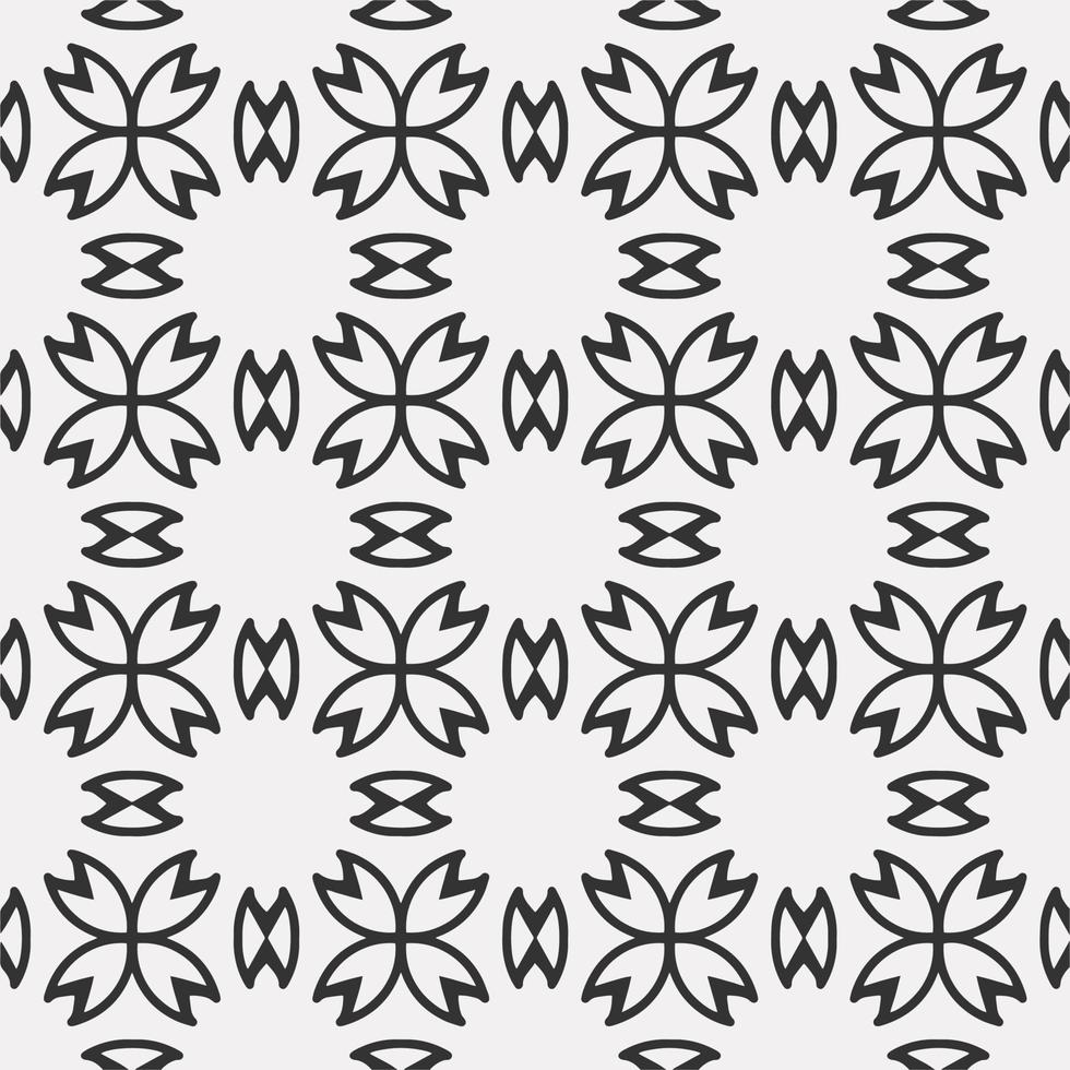 vector coloring geometric flower shapes and pattern background