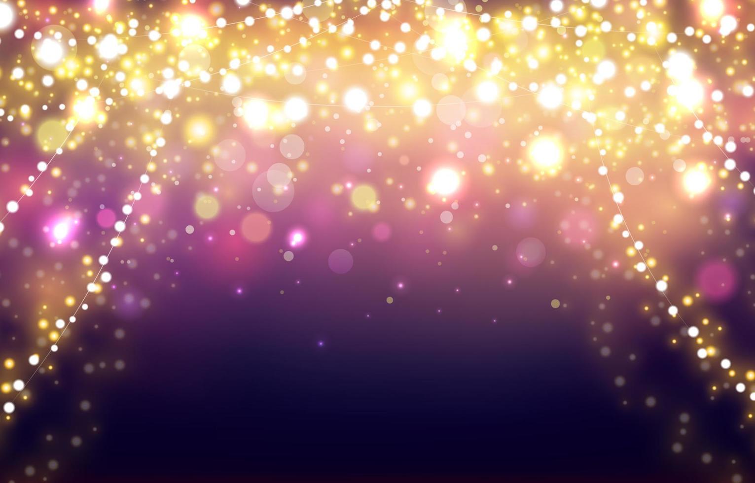Fairy Lights Background vector