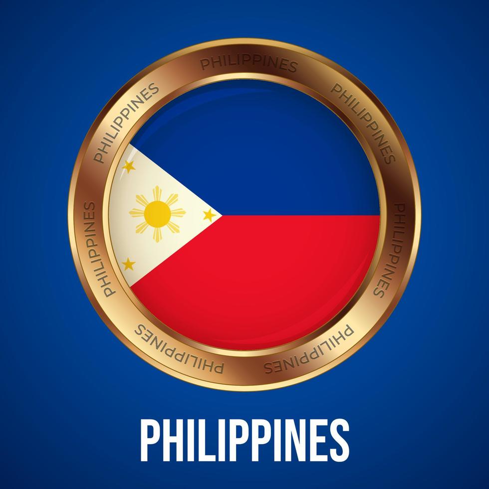 Vector Philippines flag icon or symbols