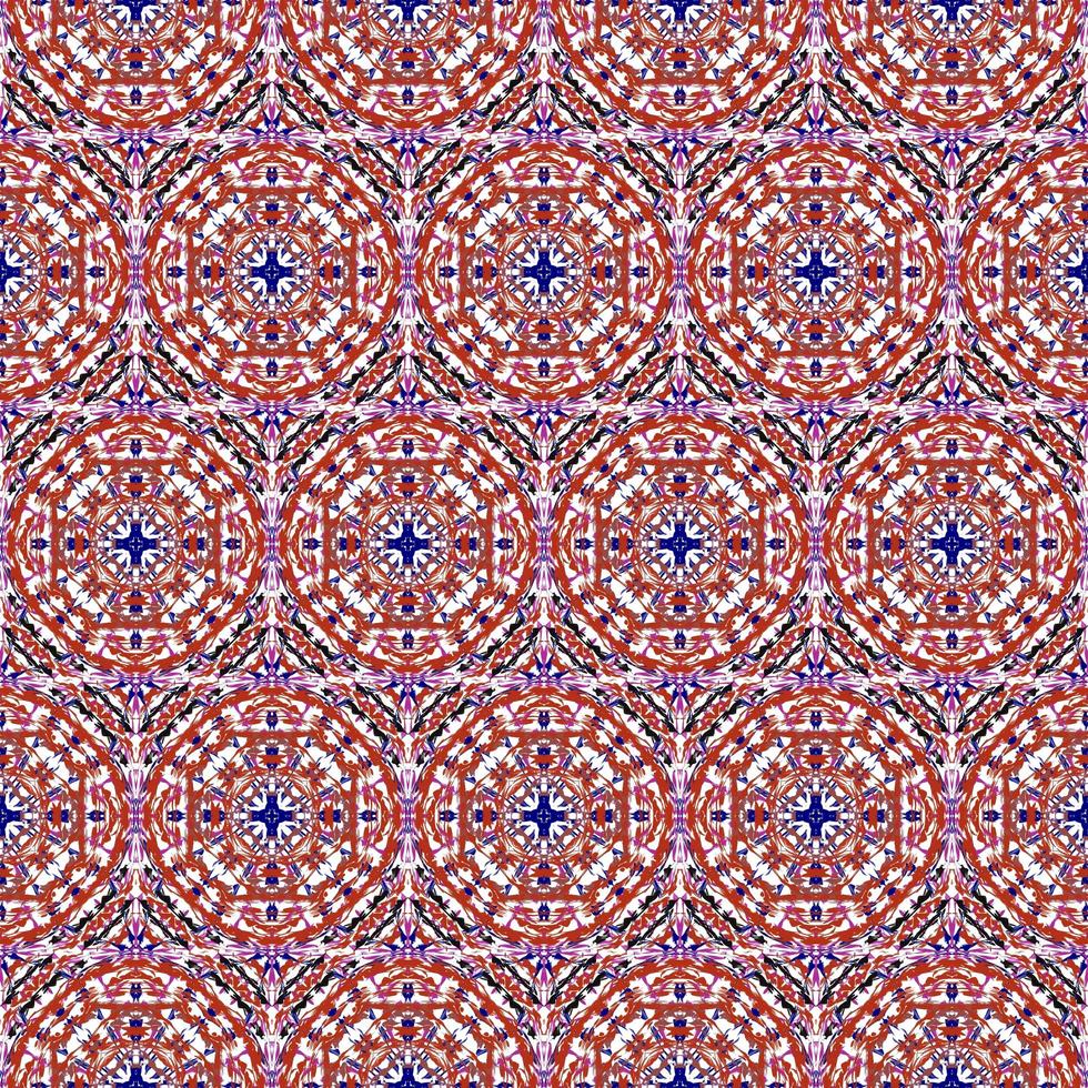 brown geometric ethnic pattern illustration design photo