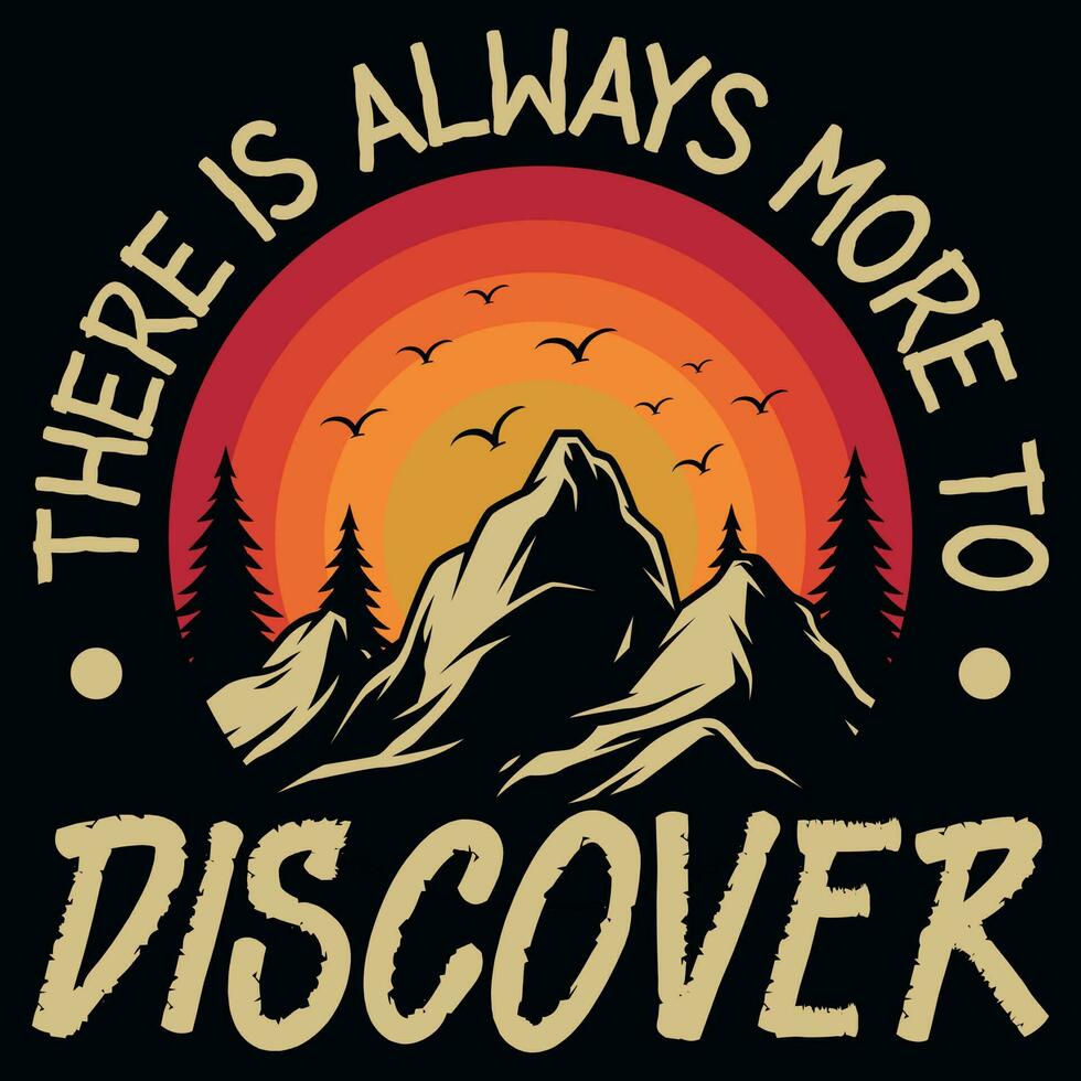 montaña aventuras camiseta diseño vector