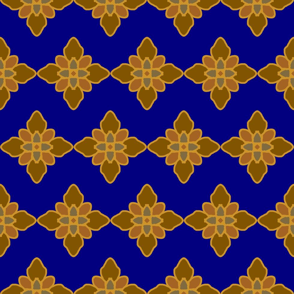 seamless pattern with flower illustration design photo