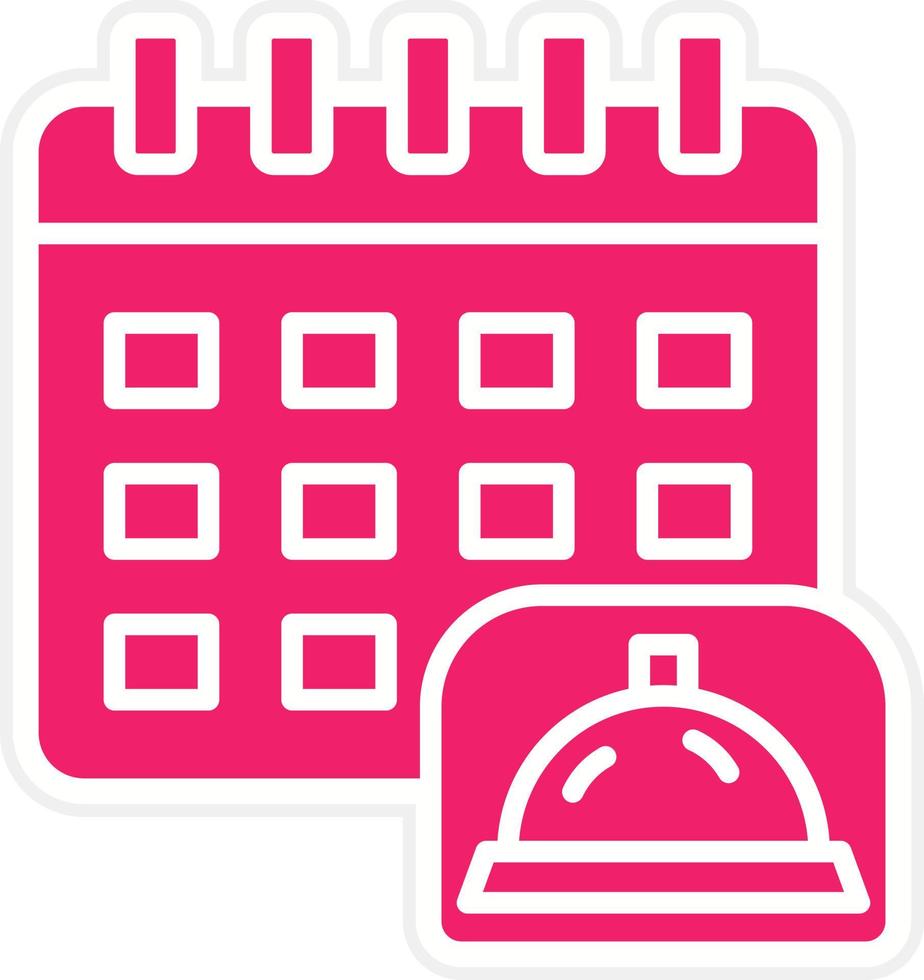 Event Date Vector Icon Style