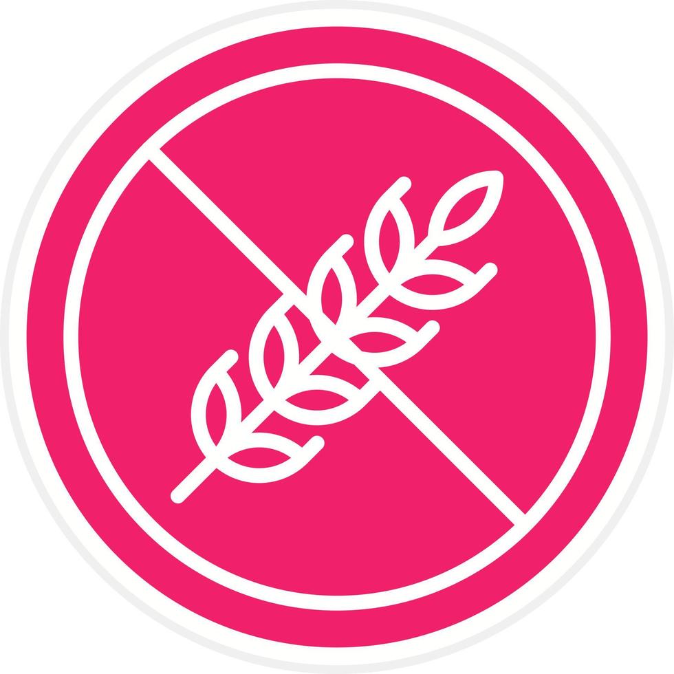 Gluten Free Vector Icon Style