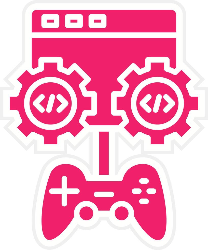 Game Engine Vector Icon Style