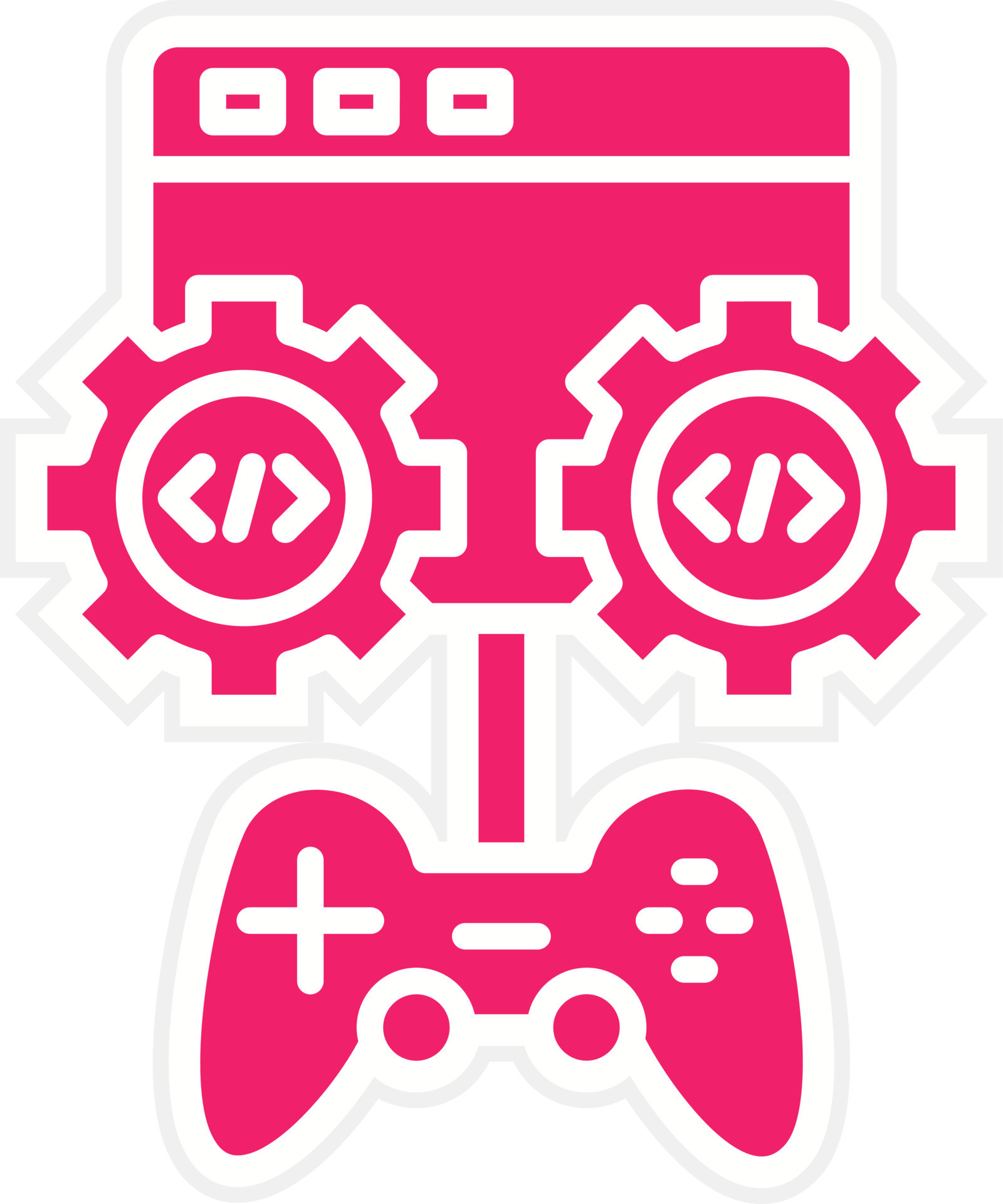Game Engine Vector Icon Style 22445630 Vector Art at Vecteezy