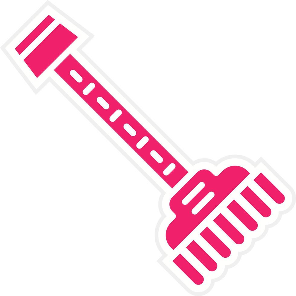 Rake Vector Icon Style