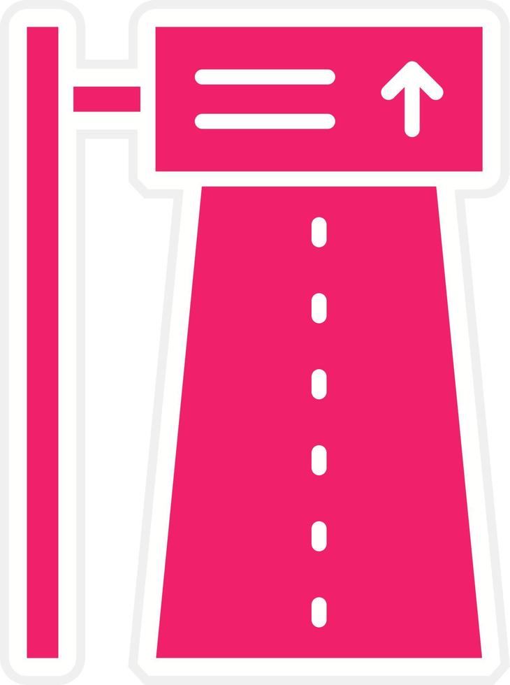 Pathway Vector Icon Style