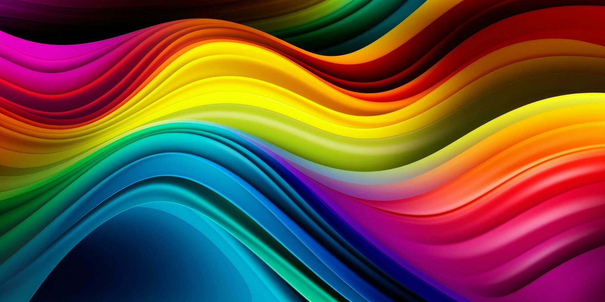 Colorful Wave Abstract  Background photo