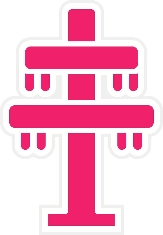 Electric Tower Vector Icon Style