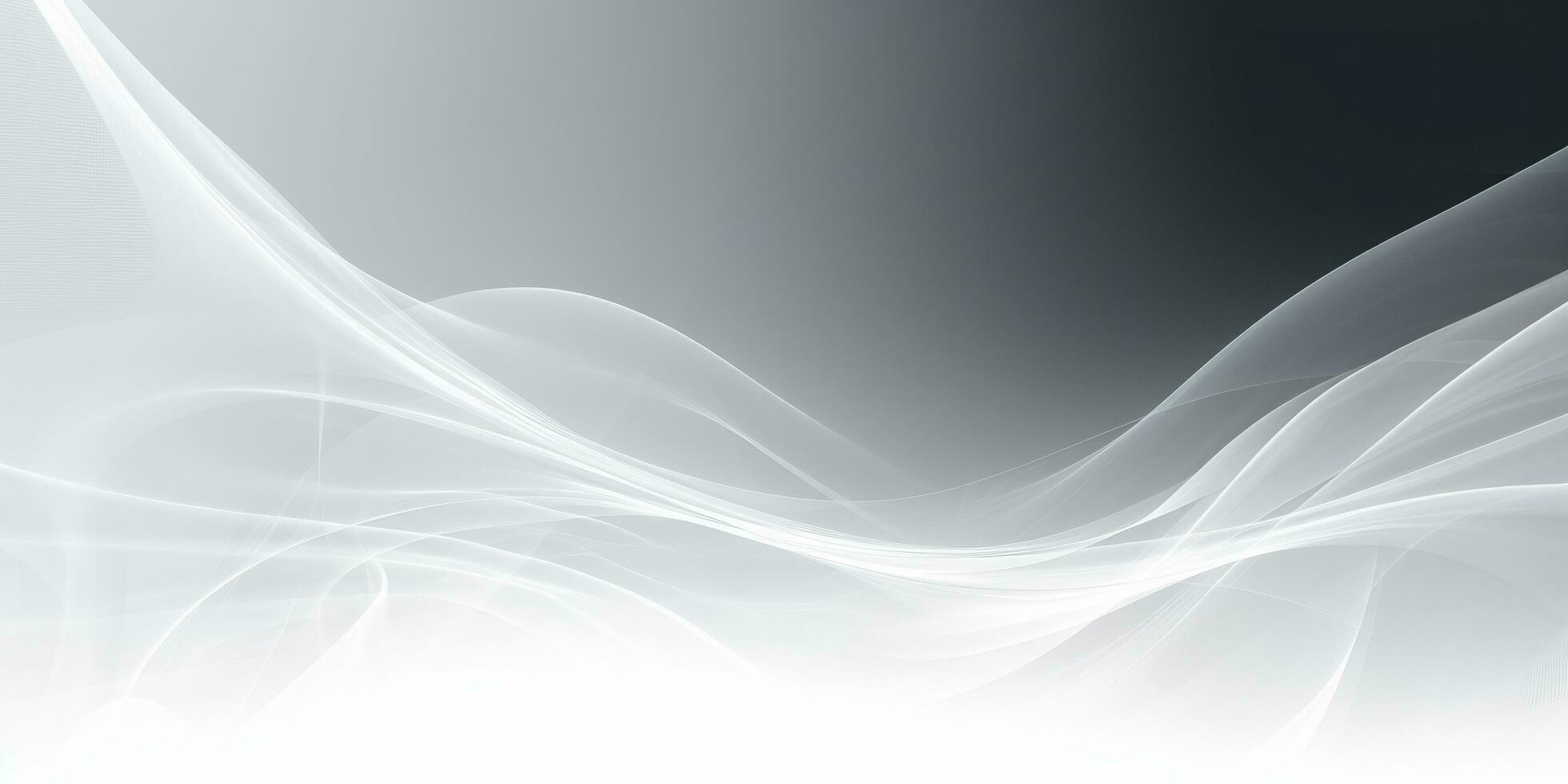 White Gradient Abstract Curve Pattern photo