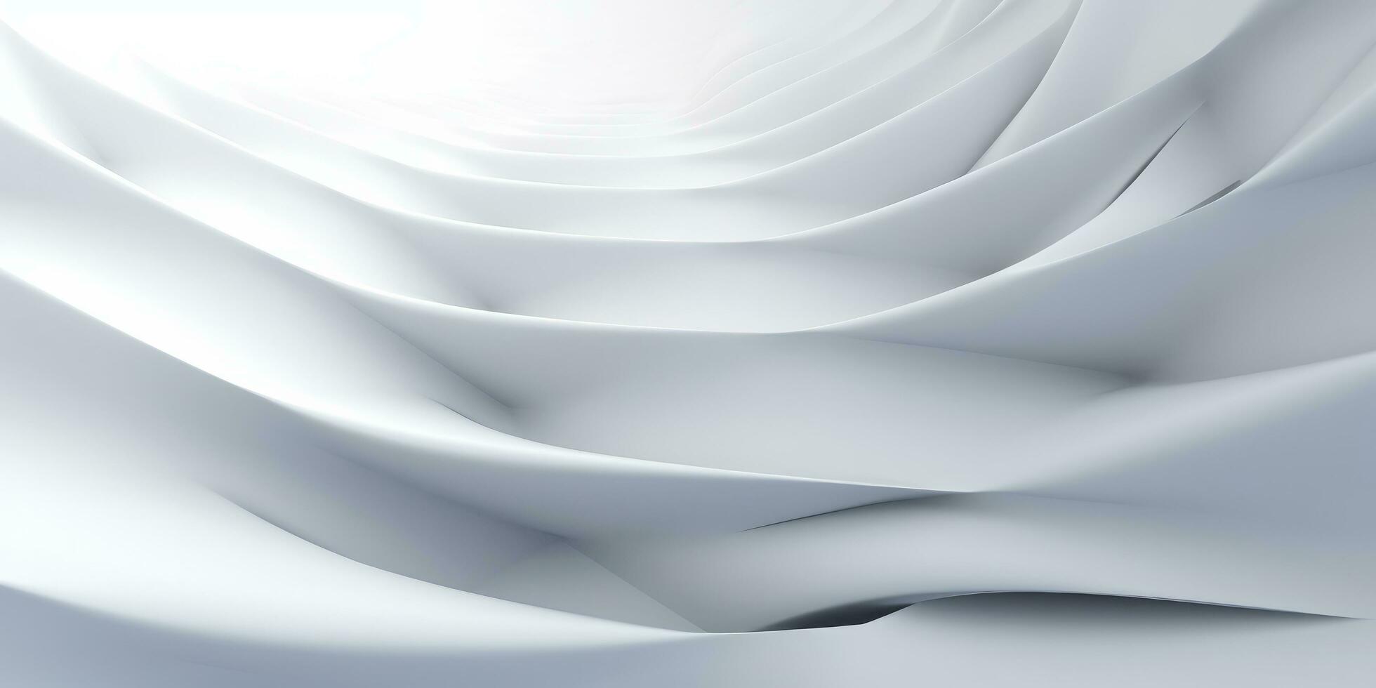 White Gradient Abstract Curve Pattern photo