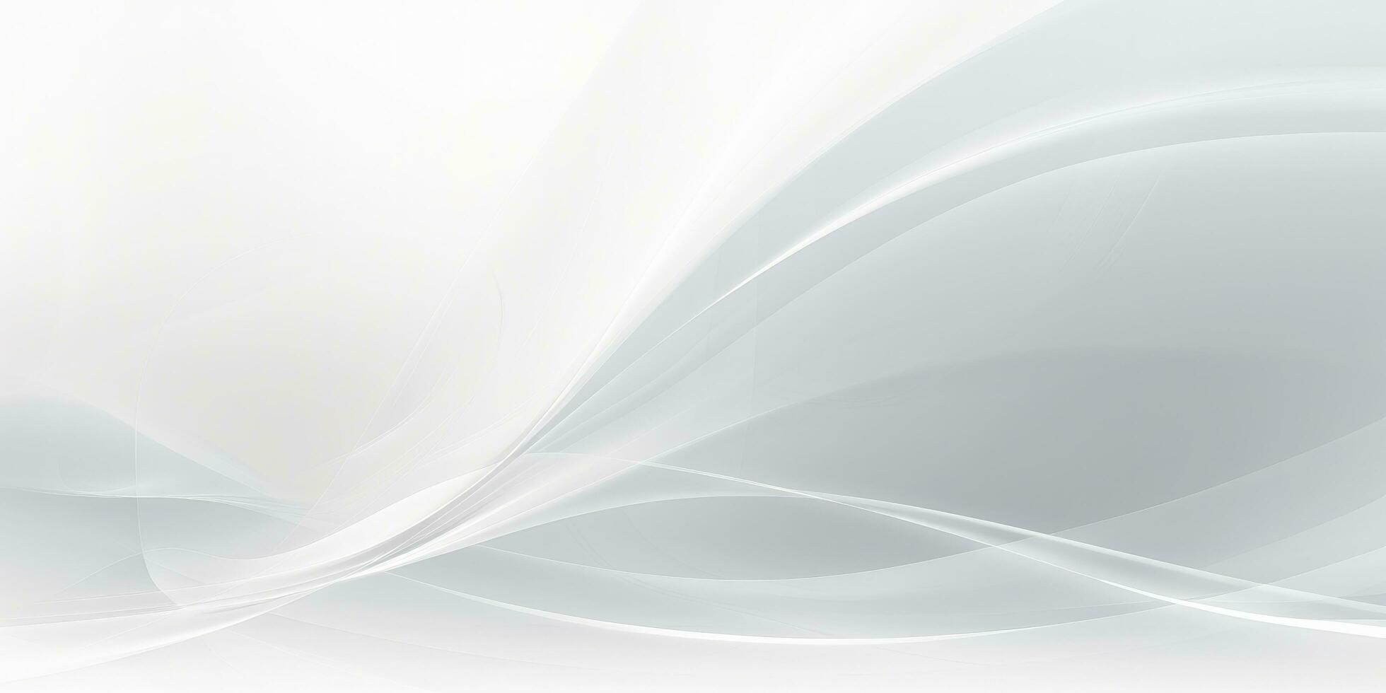 White Gradient Abstract Curve Pattern photo