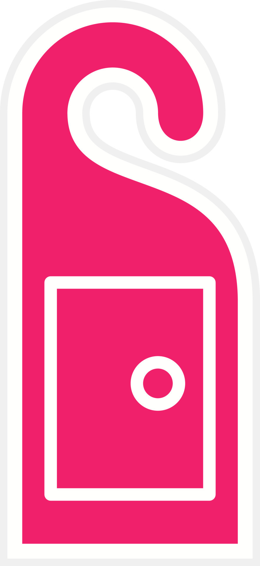 Door Hanger Vector Icon Style 22446076 Vector Art at Vecteezy