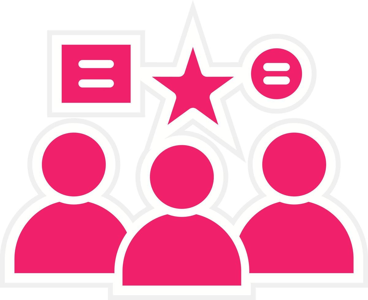 Group Activities Vector Icon Style