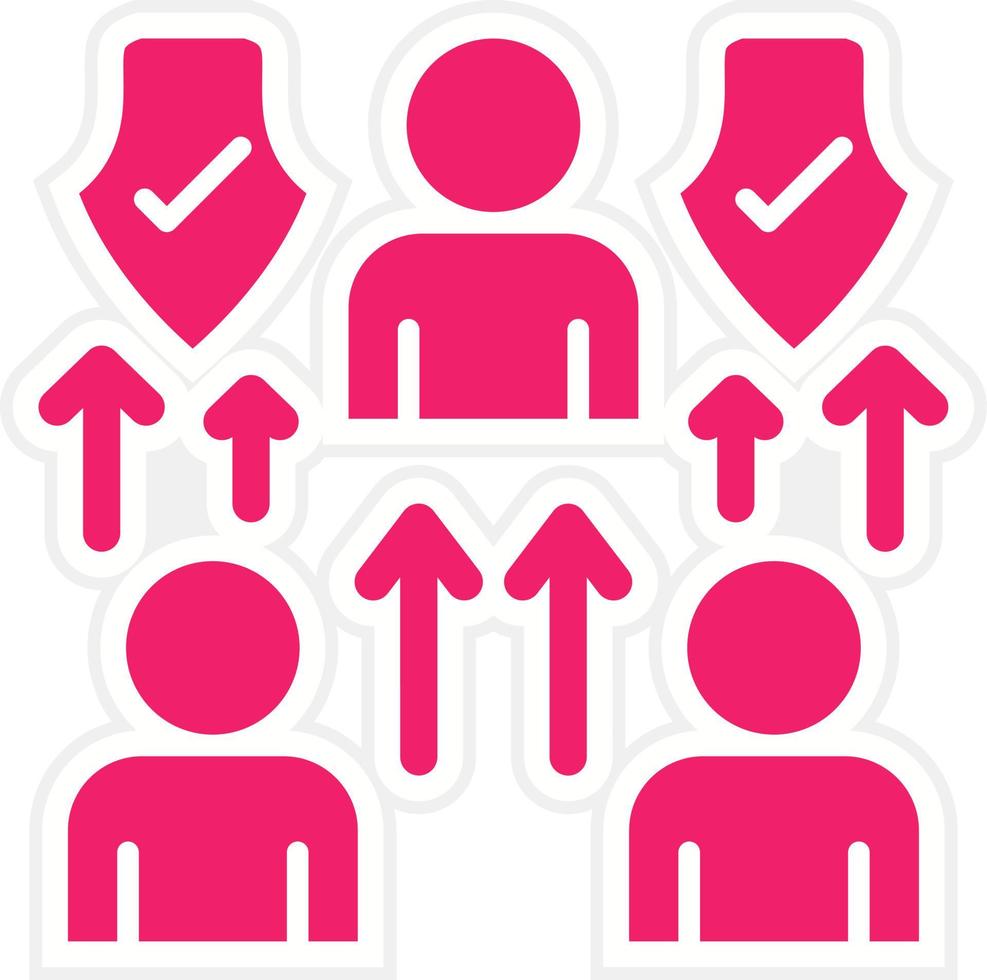 Supervisory Authority Vector Icon Style