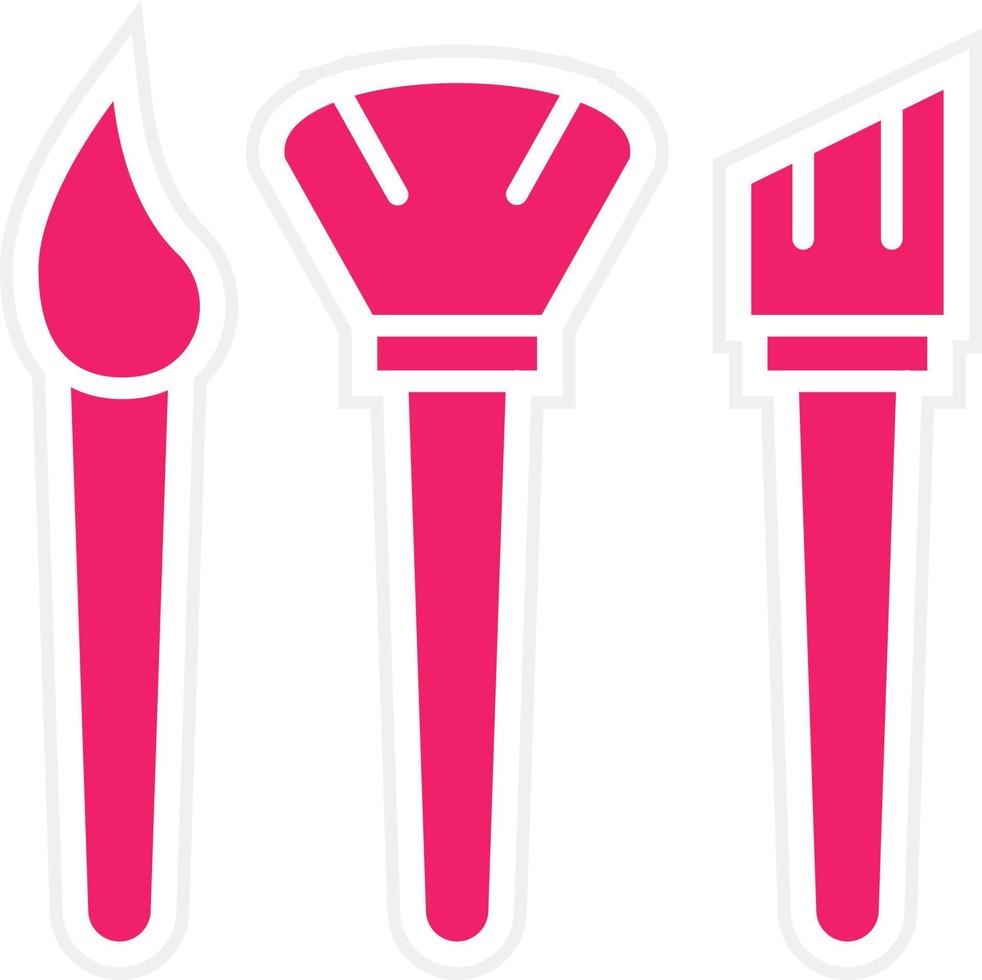 Brushes Vector Icon Style