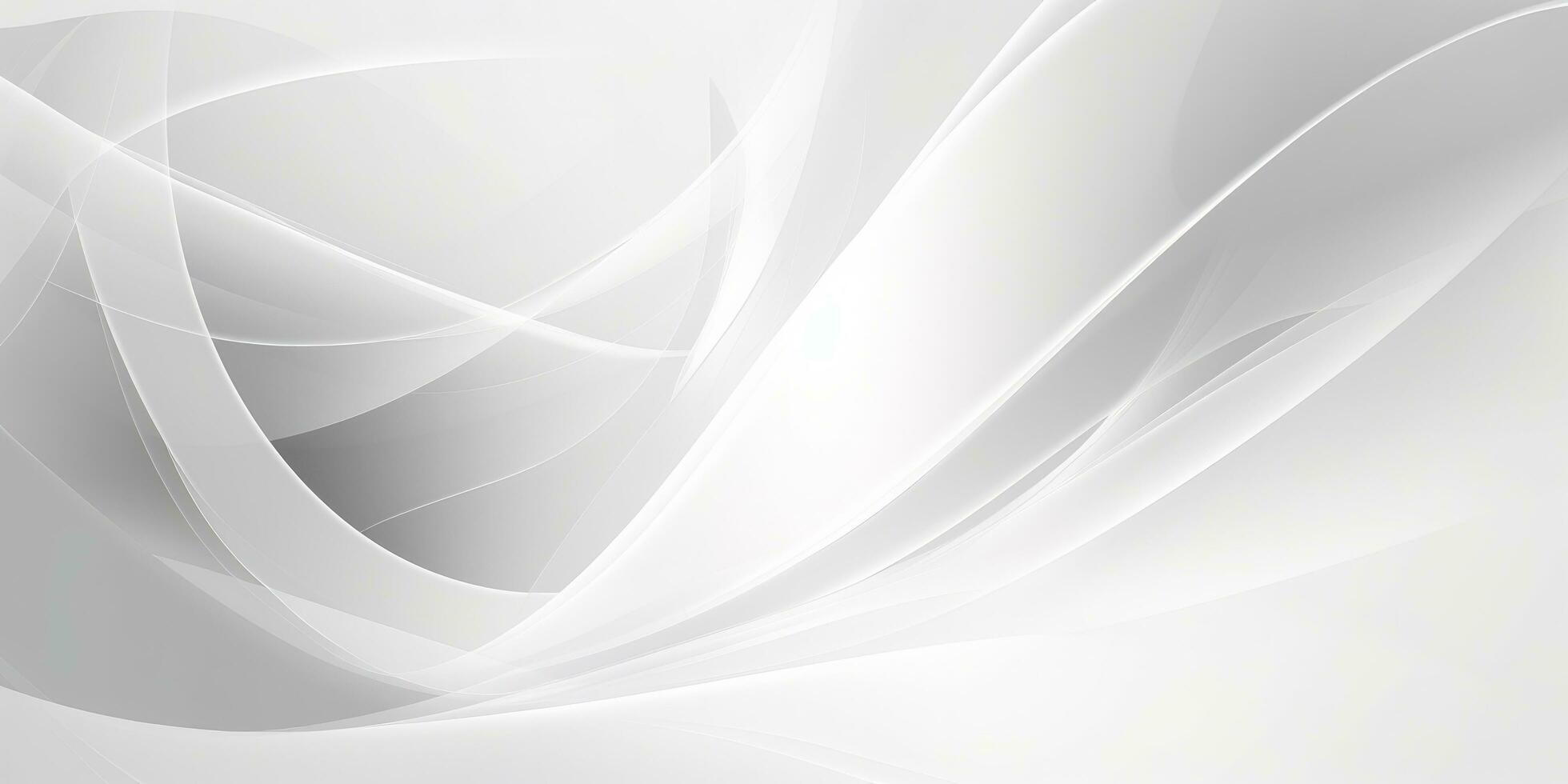 White Gradient Abstract Curve Pattern photo