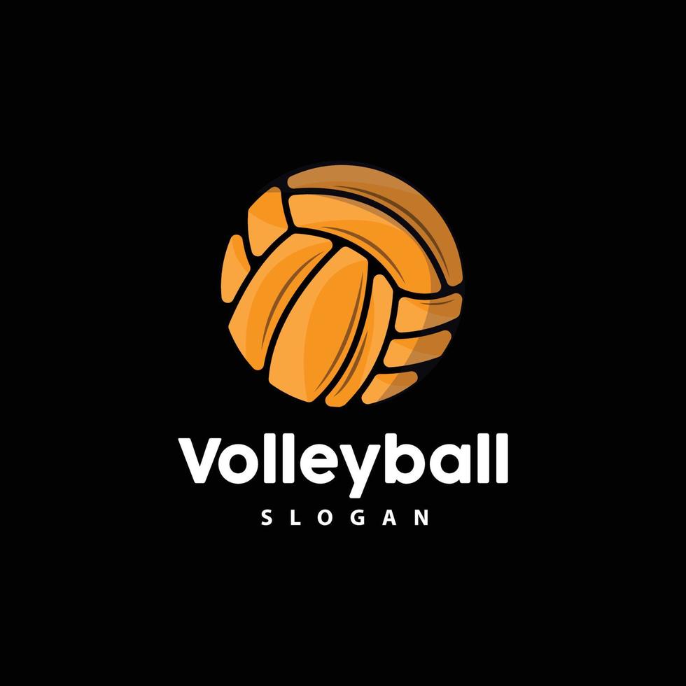 Volleyball Logo, Sport Simple Design, World Sports Tournament Vector, Illustration Symbol Icon vector
