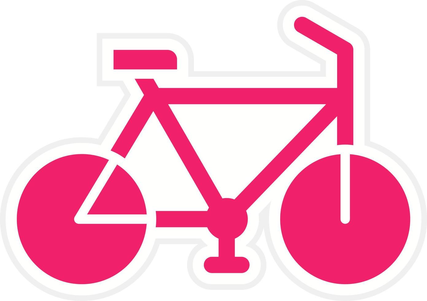 bicicleta juguete vector icono estilo