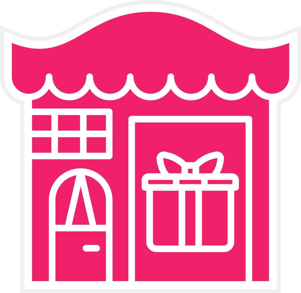 Gift Shop Vector Icon Style