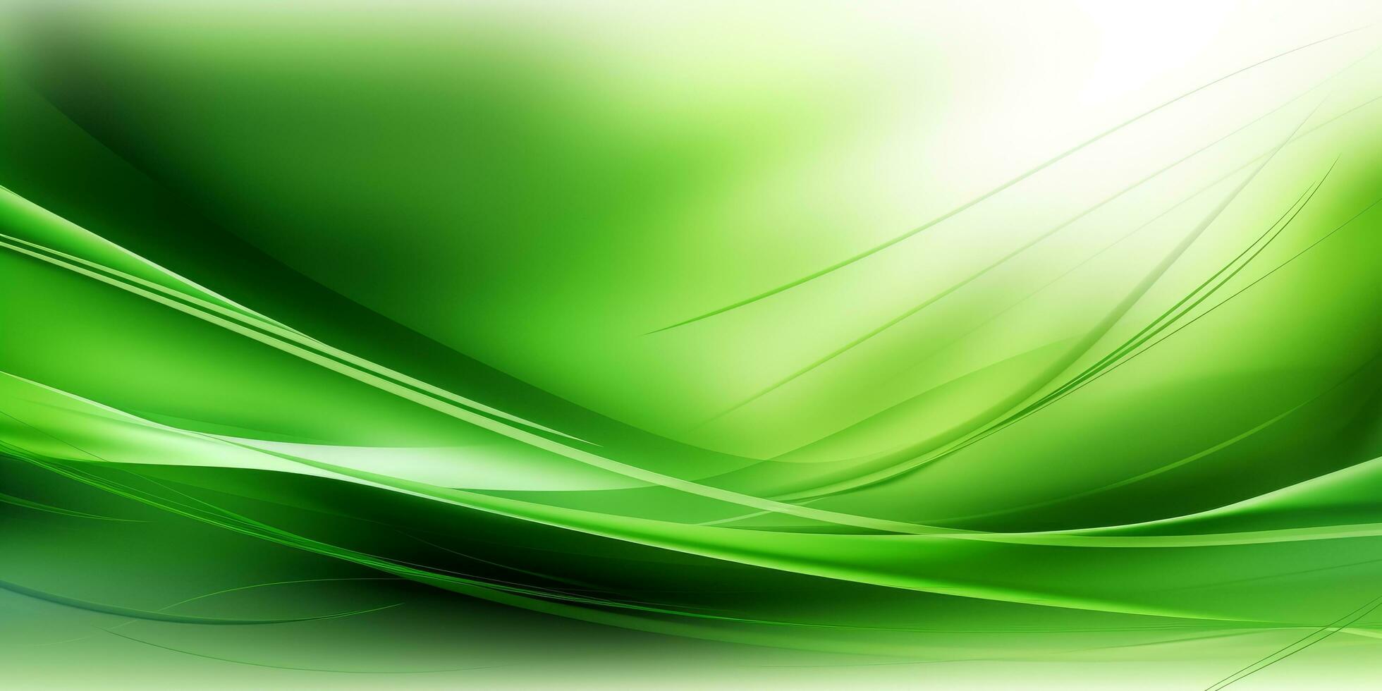 Green Gradient Abstract Curve Pattern Background photo