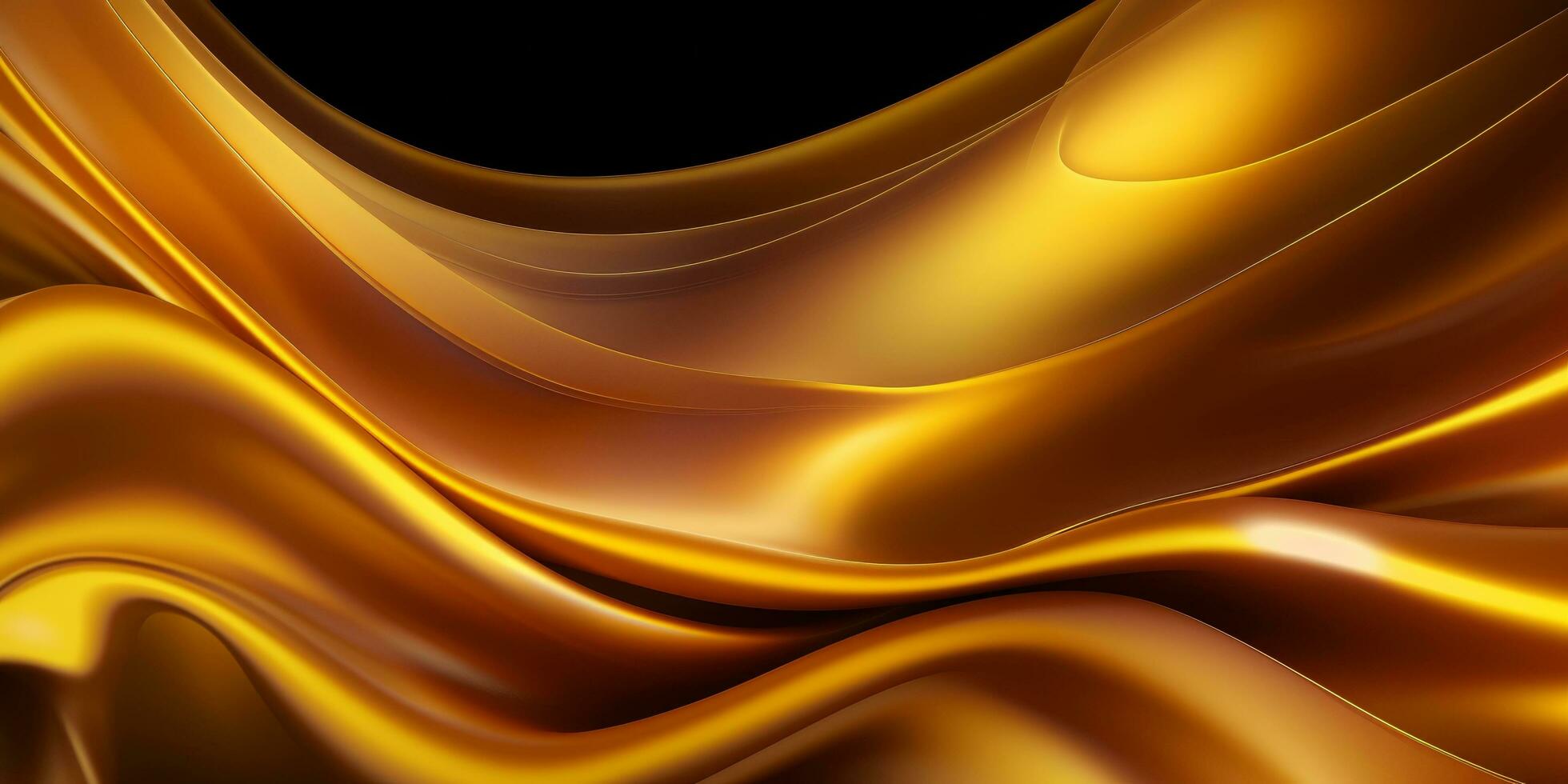 Golden Silk Wave Background photo