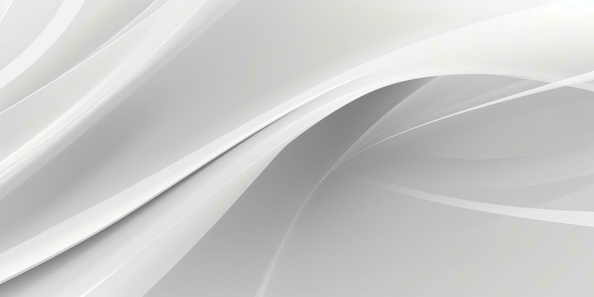 White Gradient Abstract Curve Pattern photo