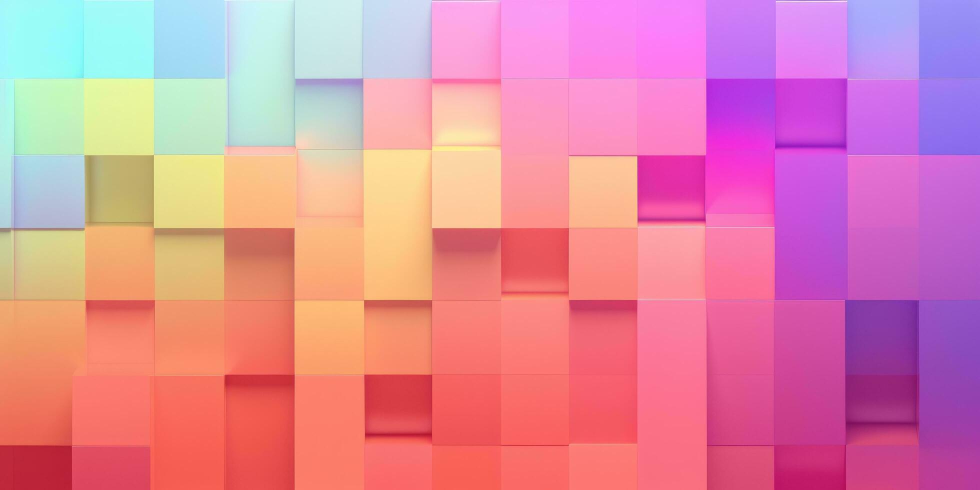 pastel brick wallpaper gradient colorful block background abstract photo