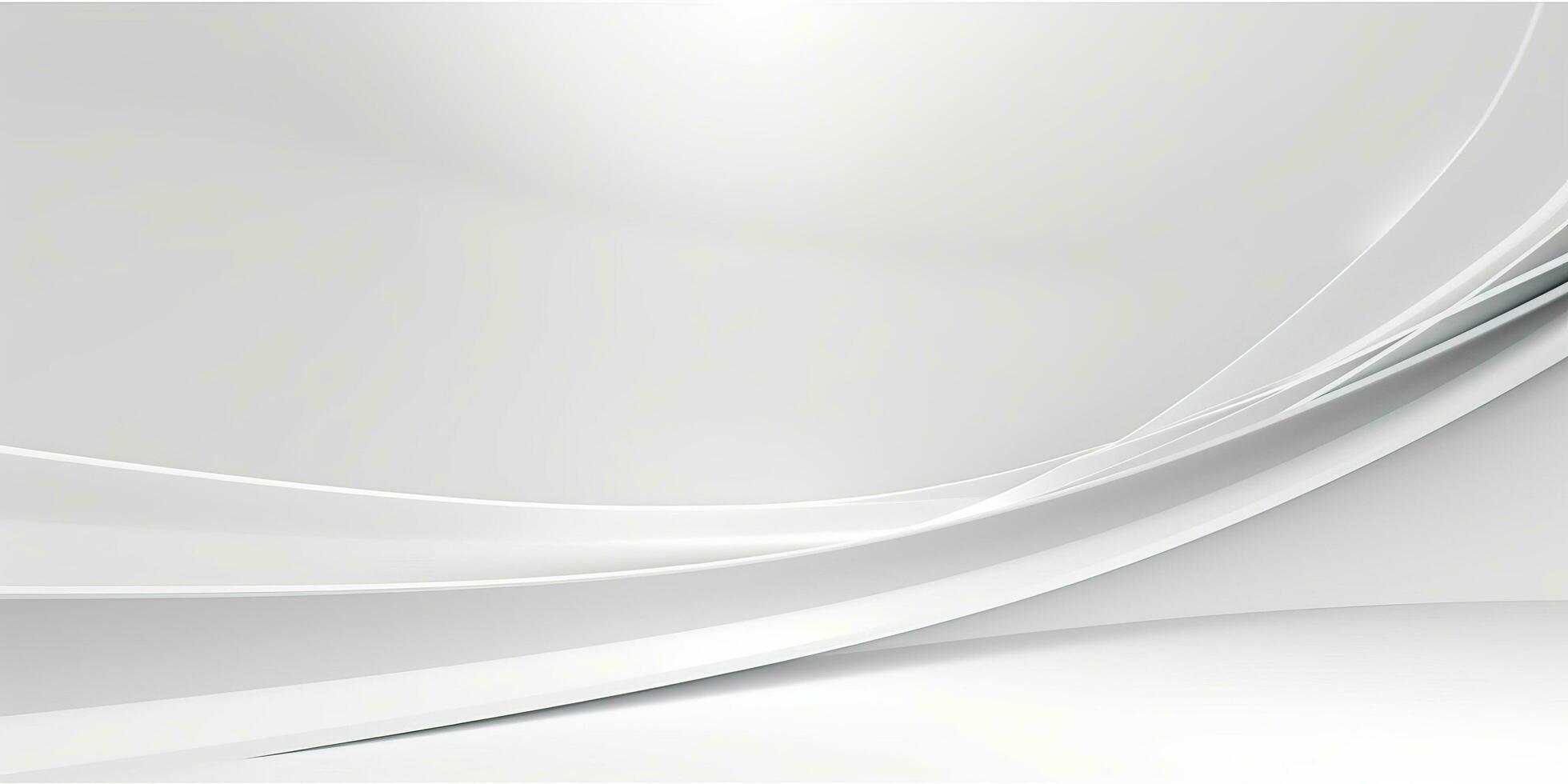 White Gradient Abstract Curve Pattern photo